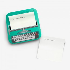 Notas adhesivas maquinas de escribir