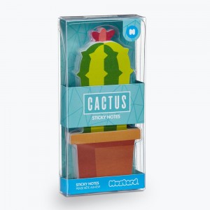 Notas Adhesivas con Forma de Cactus