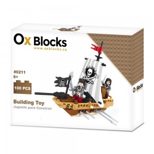OX Pirates - Juguete para Construir 100 piezas