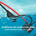 Audífonos de conducción ósea a prueba de agua IPX8