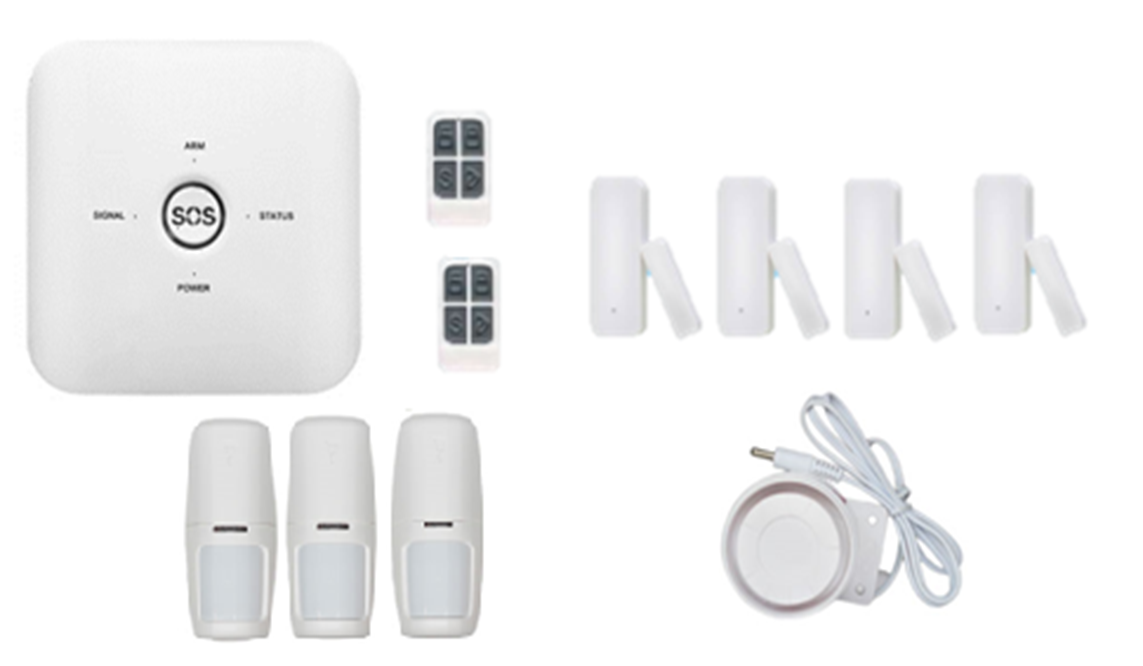 Kit de Seguridad 5 Sistema de Alarma WIFI + GSM