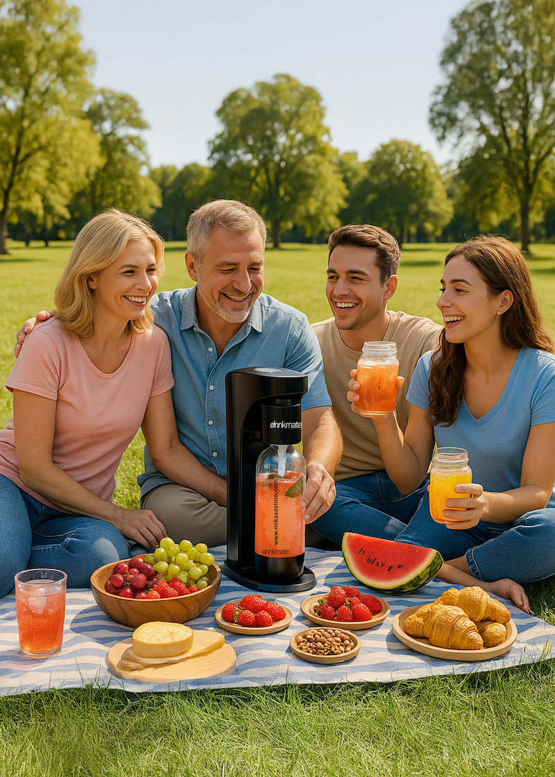 Máquina Negra Para Gasificar  Cualquier Bebida Drinkmate