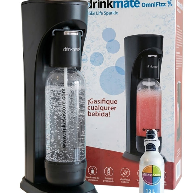 Máquina Negra Para Gasificar  Cualquier Bebida Drinkmate