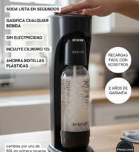 Máquina Negra Para Gasificar  Cualquier Bebida Drinkmate