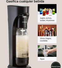 Máquina Negra Para Gasificar  Cualquier Bebida Drinkmate