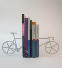 Sujetalibros Bicicleta Blanco