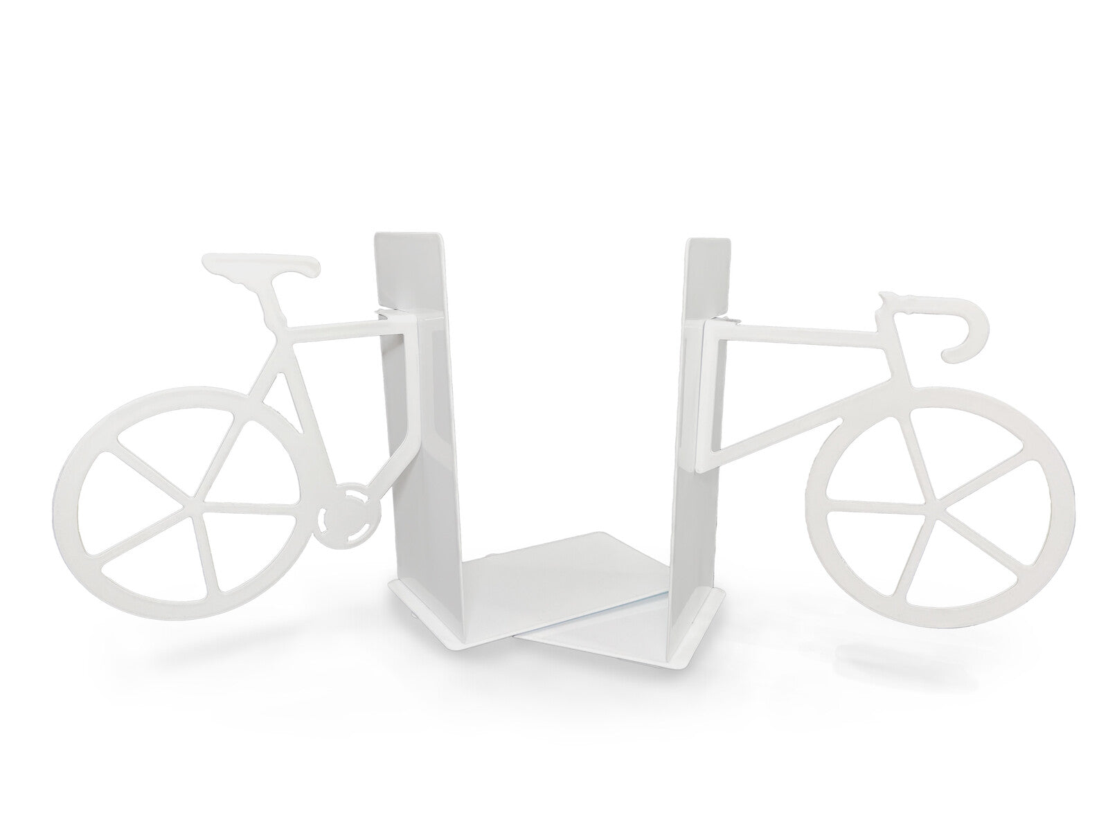 Sujetalibros Bicicleta Blanco