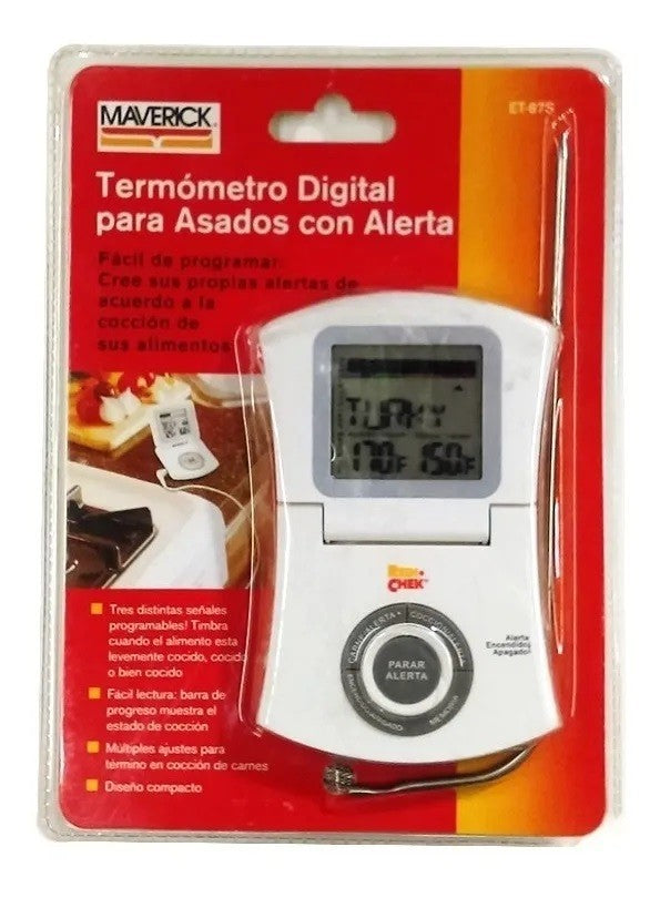 Termómetro Digital para Asados con Alerta
