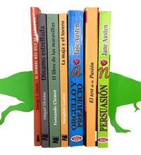 Sujetalibros Dinosaurio Metálico Verde