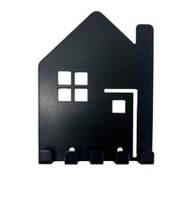 Portallaves En Metal House Casa Colgador Llaves Pared Negro