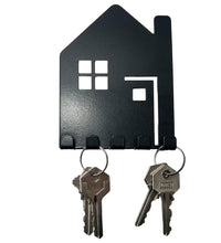 Portallaves En Metal House Casa Colgador Llaves Pared Negro