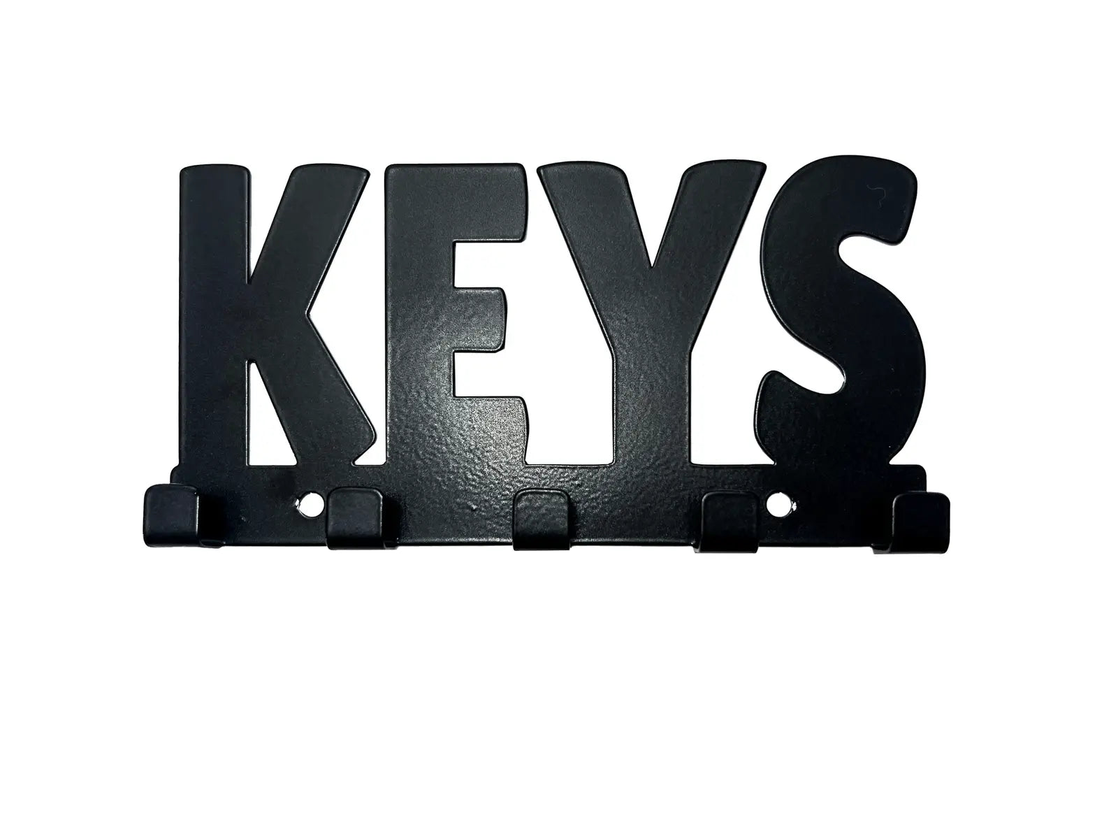 Portallaves En Metal Keys Pared Diseño Negro