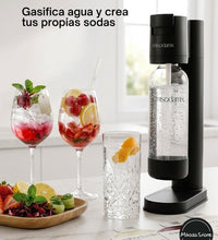 Máquina gasificadora de agua MISODAMIX Fizzy Negra