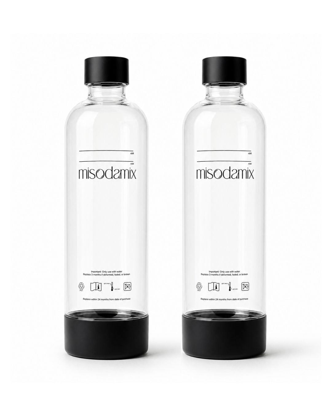 Combo x2 Botellas de 1 Litro Misodamix / Philips Negra