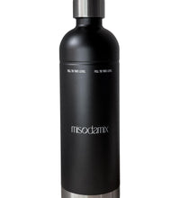Botella Acero Inoxidable Misodamix Negra Para Gasificadora