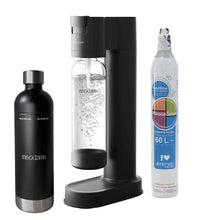 Combo Máquina gasificadora de agua MISODAMIX FIZZY+ Botella Acero Inoxidable