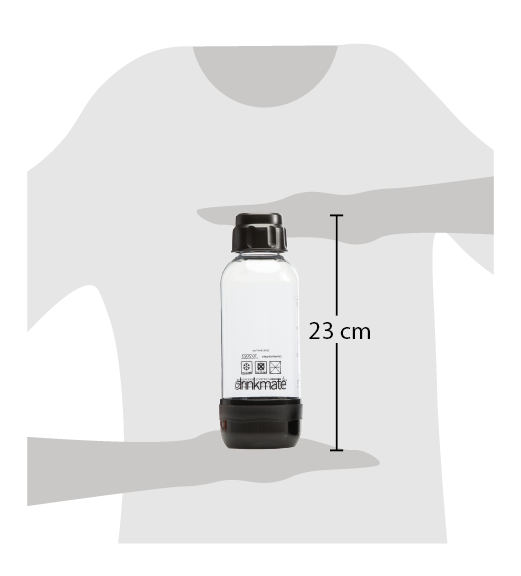 Botella para iSODA - DRINKMATE de 0,5L (medio litro)