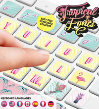 Sticker para teclado tropical