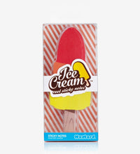 Notas adhesivas helado