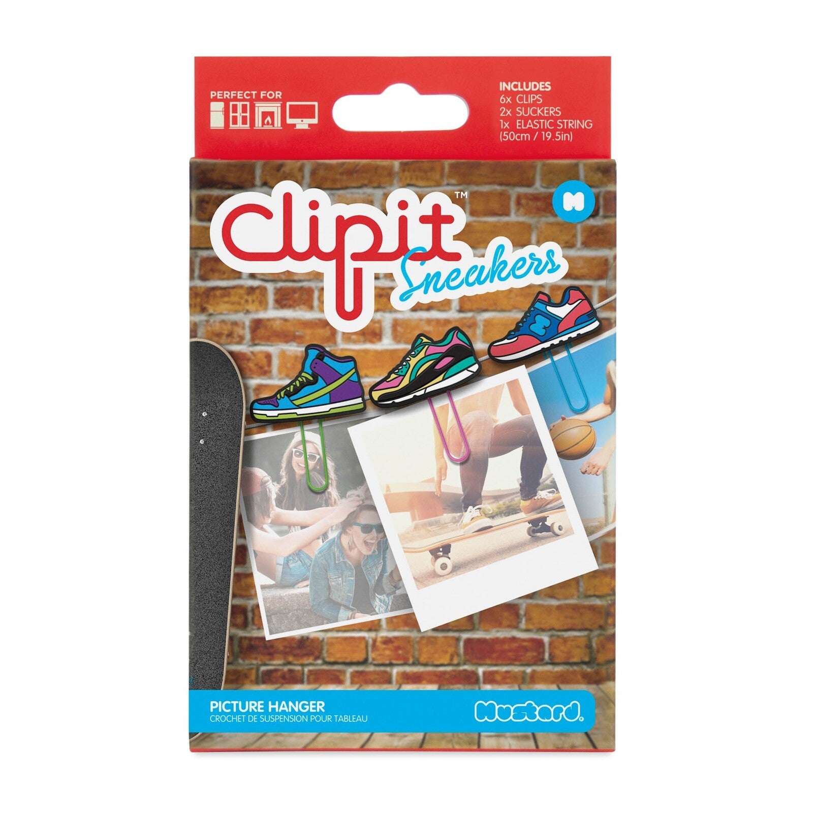 Clips Colgantes Tennis x 6und