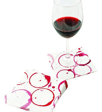 Servilletas Cóctel pinta de vino set X 20