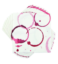Servilletas Cóctel pinta de vino set X 20