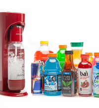 Máquina Roja Para Hacer Agua Con Gas Y Gaseosa Drinkmate