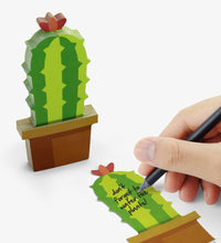 Notas Adhesivas con Forma de Cactus