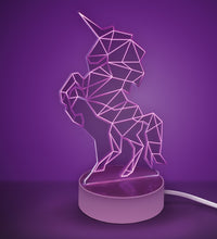 Lampara de Luz led Unicornio