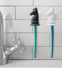 knight - Soporte para cepillo de Dientes Blanco