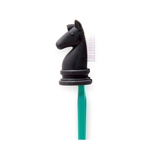 knight - Soporte para cepillo de Dientes Negro