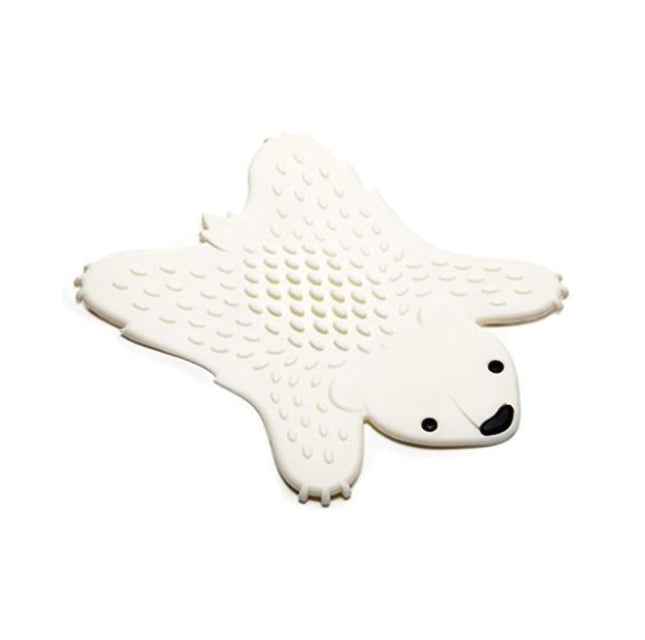 PORTACALIENTE SILICONA - DISEÑO OSO GRIZZLY
