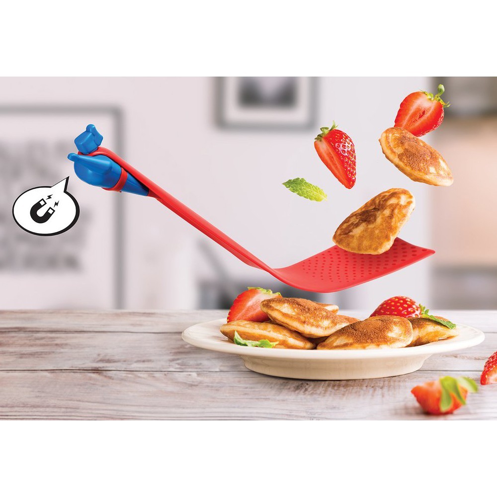 ESPÁTULA DE COCINA MAGNÉTICA SILICONA - PAN MAN