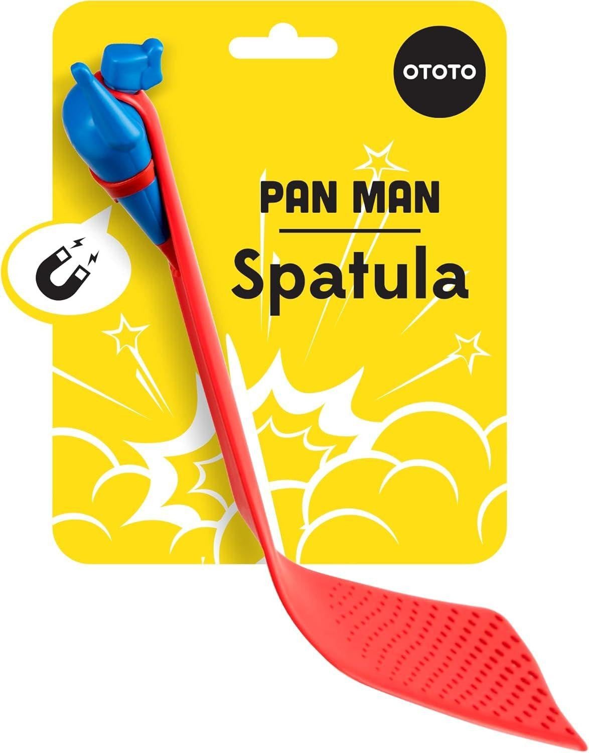 ESPÁTULA DE COCINA MAGNÉTICA SILICONA - PAN MAN