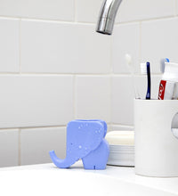 Elefante Tipo Fuente Para Usar En Grifo azul