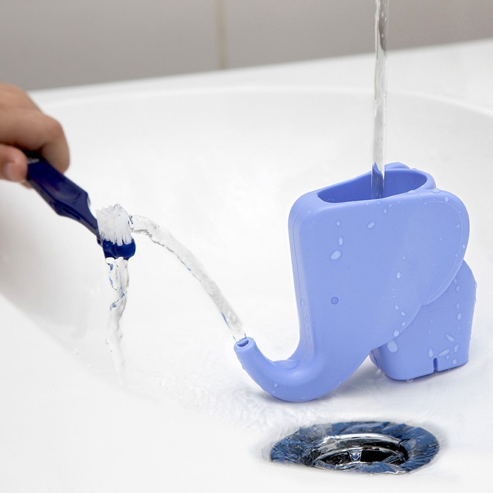 Elefante Tipo Fuente Para Usar En Grifo azul