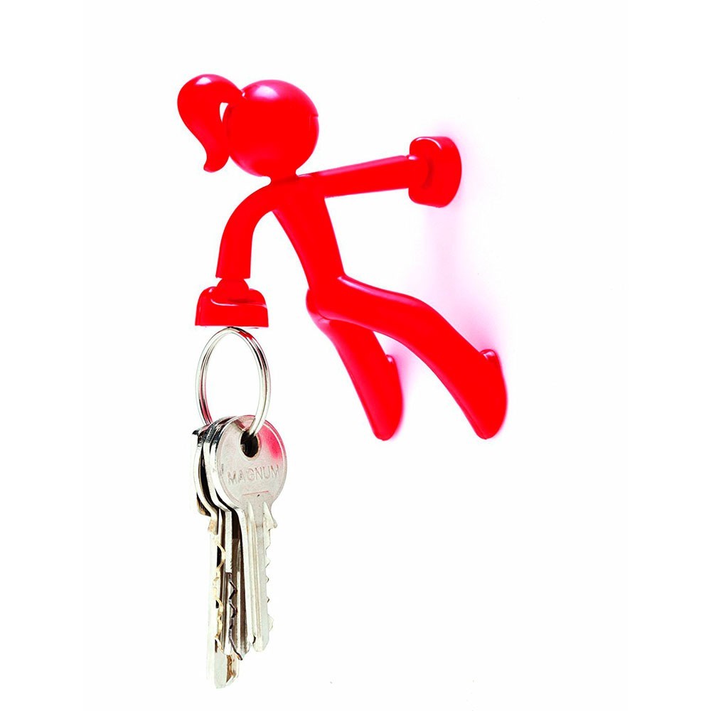 Porta Llaves Magnetico Mujer rojo