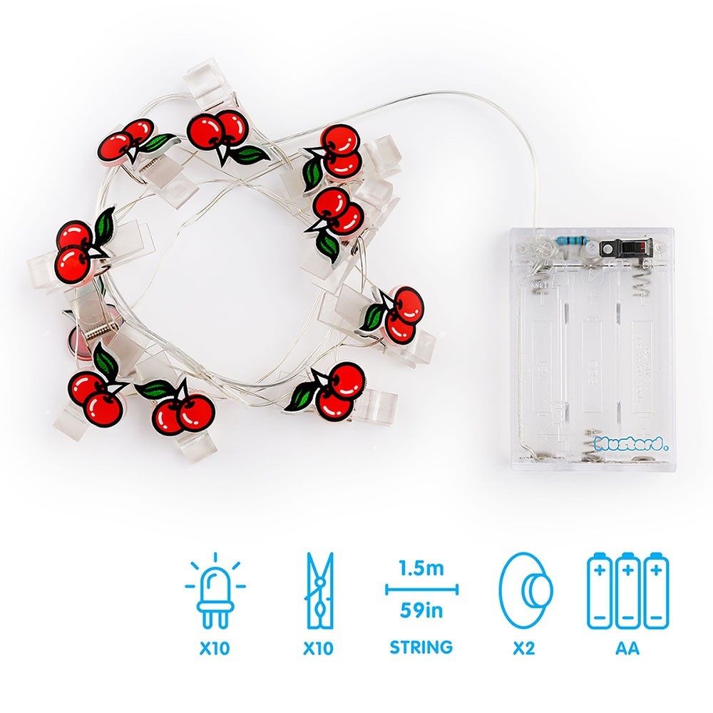 CLIPS DE LUZ CEREZA