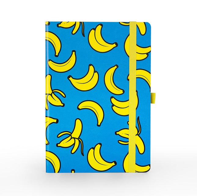 LIBRETA 190 HOJAS BANANAS CIAN