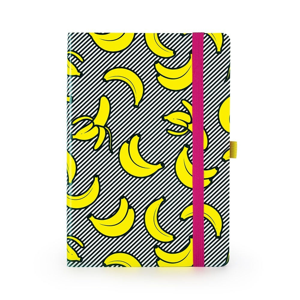 LIBRETA 190 HOJAS BANANAS GRIS