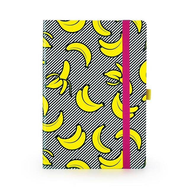 LIBRETA 190 HOJAS BANANAS GRIS