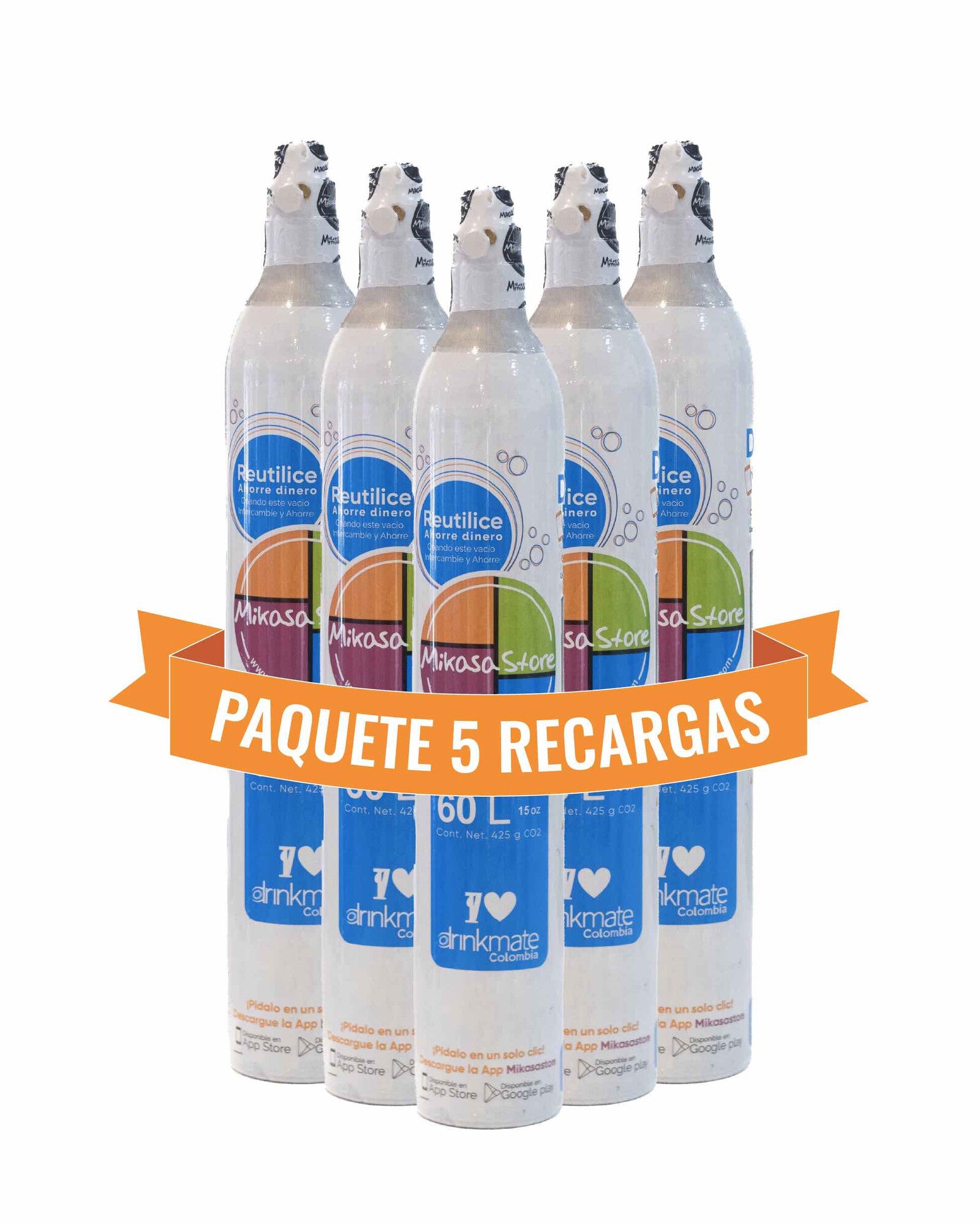 Paquete 5 recargas
