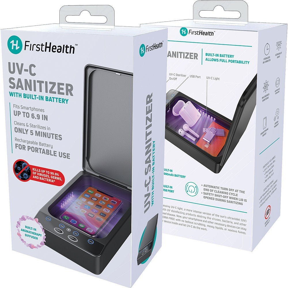 Caja Desinfectante para Teléfono First Health