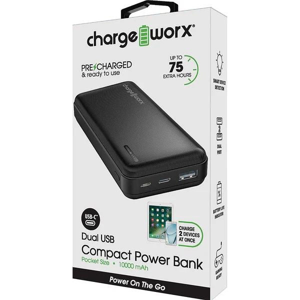 Batería Portátil USB con doble entrada 10000 mAh