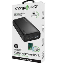 Batería Portátil USB con doble entrada 10000 mAh