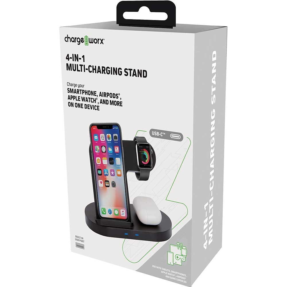 Cargador múltiple 4 en 1 teléfono, reloj y más