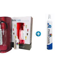 Combo Máquina Roja para hacer agua con gas y gaseosa + Cilindro de repuesto