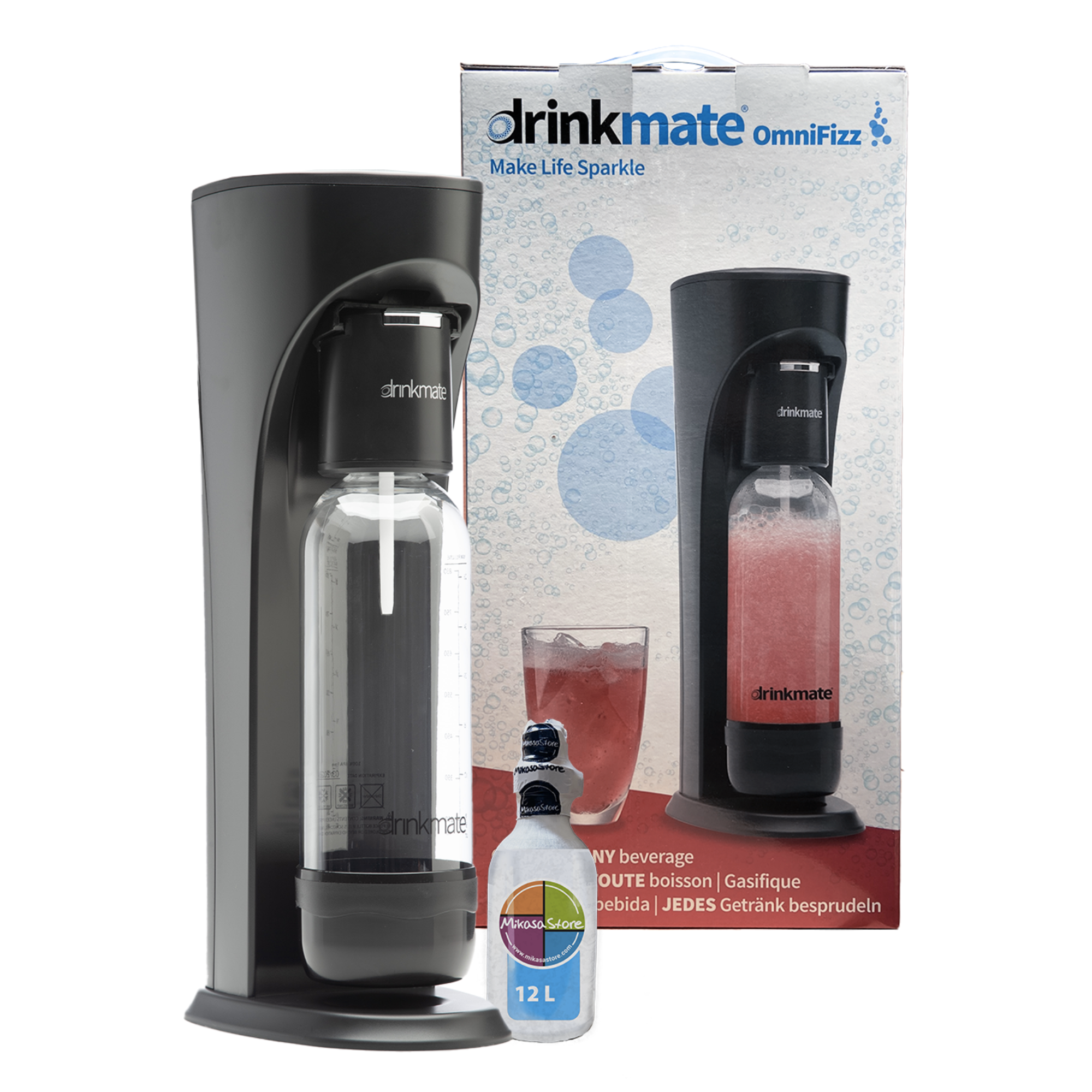 Máquina Negra Para Gasificar Cualquier Bebida Drinkmate
