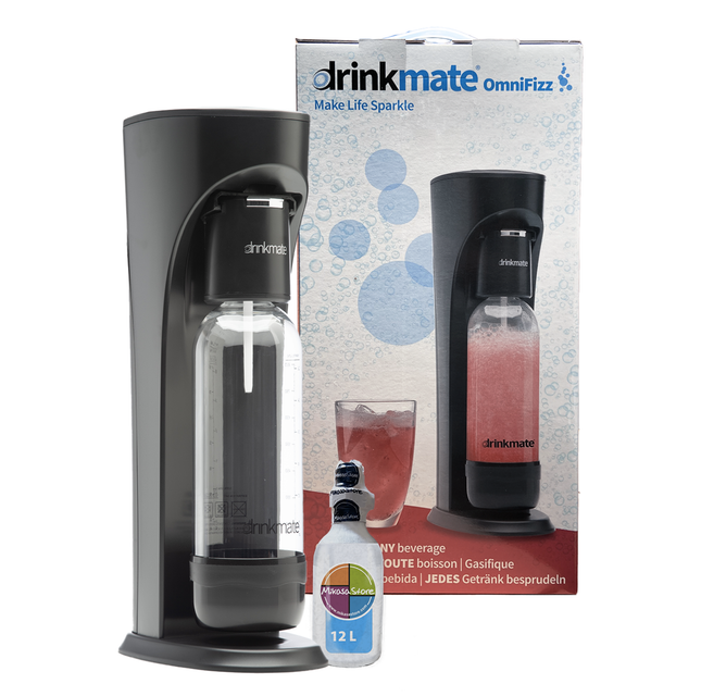 Máquina Negra Para Gasificar Cualquier Bebida Drinkmate