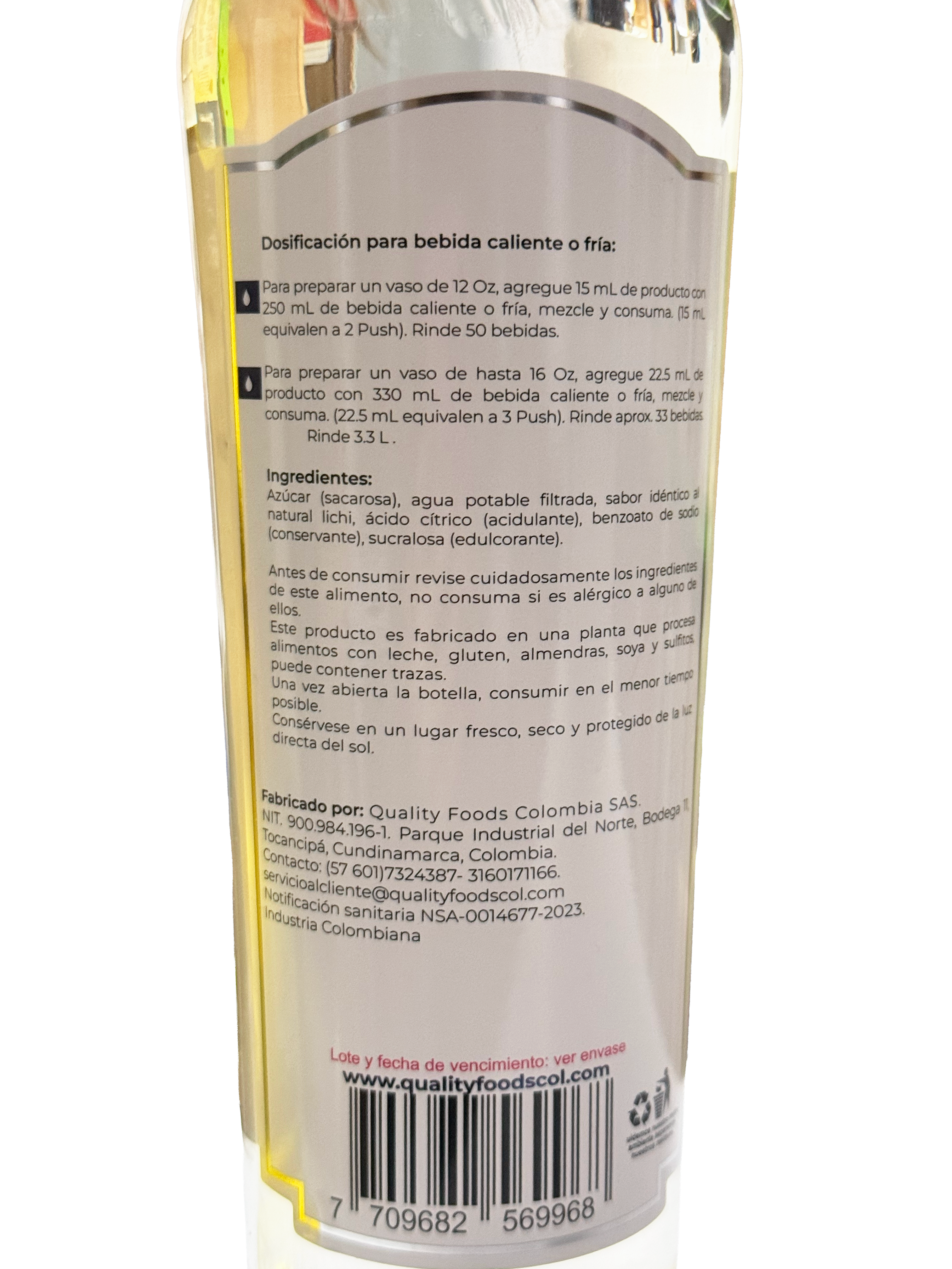 SABORIZANTE DE LICHI (LYCHEE)